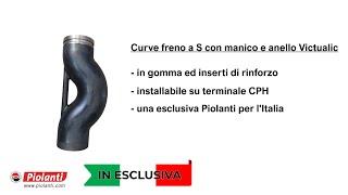 Curve freno a S con manico e anello Victualic