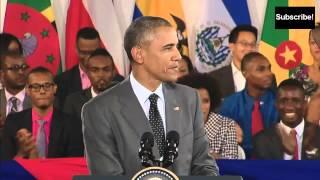 Barack Obama in Jamaica (Patois) "Greetings massive! Wha gwaan Jamaica?"