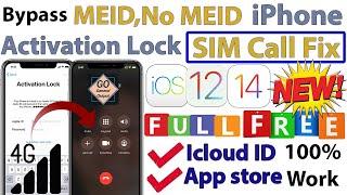 How to Bypass MEID, No MEID iPhone Activation Lock Sim Call Fix in Full Free | New  Working Method