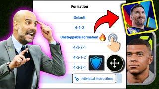 100% Best formation in eFootball 2025 ||  Best Formation + Individual Instructions In eFootball 25