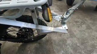 2" Ball Mount Hitch for UBCO 2WD Electric Bike - Ultratec Trailer Demonstration