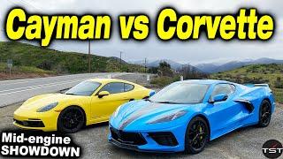 Mid-Engine SHOWDOWN: Porsche Cayman GTS vs Chevy Corvette Z51 - TheSmokingTire