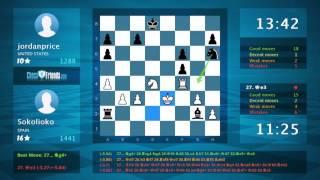 Chess Game Analysis: Sokolioko - jordanprice : 1-0 (By ChessFriends.com)