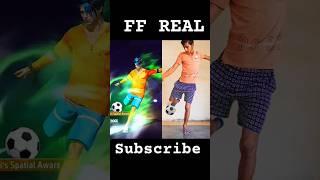 Free fire football emote in real life  #shortsfeed #freefire