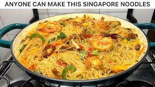 Delicious Singapore Noodles Recipe | Very Easy Chinese Noodles