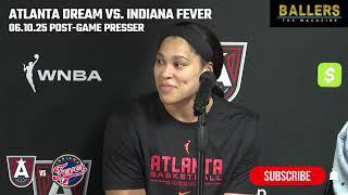 Allisha Gray & Brionna Jones: Atlanta Dream Postgame Presser | vs. Indiana Fever | 06.10.25