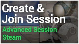 Create and Join Session - Advanced Session Plugin - Steam - Unreal Engine 5 Tutorial [UE5]