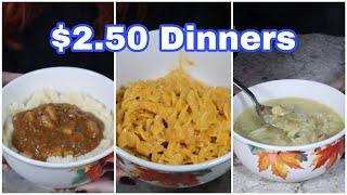 $2.50 Dinners! 2 Ingredient Meal Ideas | Dollar Tree Dinners