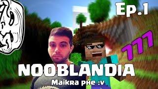 Chico se cree VEGETTA777 | Nooblandia Ep.1| Nuevo servidor minecraft PE