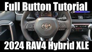 2024 Toyota RAV4 Hybrid XLE (FULL Button Tutorial)