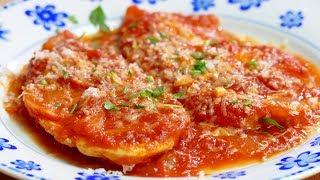 Cooking chicken breasts with TOMATO sauce - food recipes