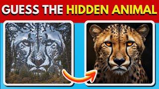 Guess the Hidden Animals  in These Mind-Bending Illusions!