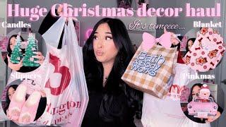 HUGE CHRISTMAS DECOR HAUL 2024 | it’s timeeeeee!! ( Burlington, Tj maxx, Ross, BBW, etc.) 