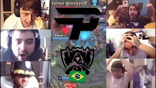 STREAMERS REAGEM a CLASSIFICAÇÃO da PAIN GAMING no MUNDIAL 2024 - MD3 - JOGO 3