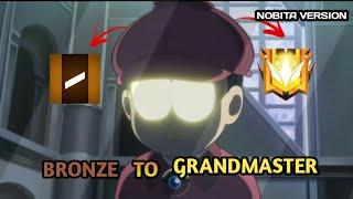 #RANKPUSHFF #DORAEMON NOBITA RANK PUSH FF ll  BRONZE TO GRANDMASTER