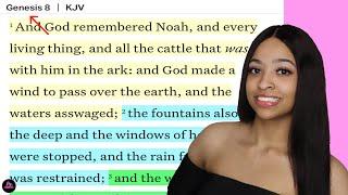 Bible Reads With Ms.DANREAEL GENESIS CHAPTER 8