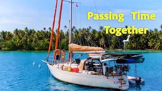 Boat chores, play time & other ways we kill time in paradise (Calico Skies Sailing, Ep. 239)