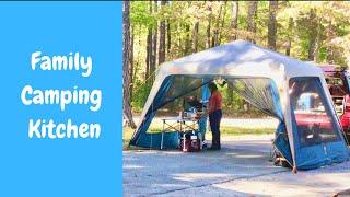 Family Camping Kitchen