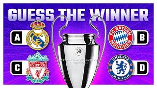 GUESS WHO IS THE WINNER OF THE UEFA CHAMPIONS LEAGUE | TFQ QUIZ FOOTBALL 2023