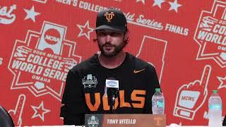 2024 Men's College World Series Championship Game 2 Tennessee Postgame Press Conference