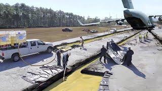 US Testing Crazy New Technique to Repair Damaged Airport Runway in Minutes