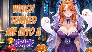 Witch Turned me into a bride | tg tf transformation gender bender