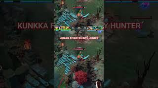7.39b - Oh My God Kunnka Found Bounty Hunter Be pround ️ #dota2 #dota2short #shorts