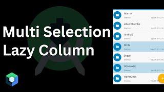 Multi Selection In Lazy Column | Jetpack Compose | Android Studio