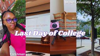 COLLEGE DIARIES: Last Day of Freshman Year Vlogwork, studying, classes @ Drexel Uni |JemimaDelange|