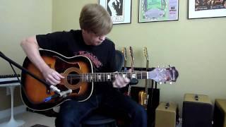 1960's Vintage Harmony Guitar model H1266 demo by guitarist Greg Vorobiov