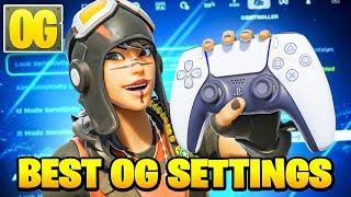 NEW Best OG Season 1 Controller Settings For Fortnite! + First Person Options (PS4/PS5/XBOX/PC)