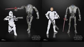 New Star Wars Black Series Phase 1 Clone Trooper &    Super Battle Droid action figures revealed