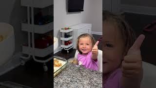 Convincing My 3-year-old To Try A New Food 🫠