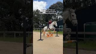 I did this ONE thing and had the BEST showjumping school all year #equestrian #showjumping #horse