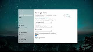 How To Enable or Disable Projecting to This PC in Windows 10 (2024) - Quick Help