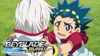 BEYBLADE BURST EVOLUTION The Showdown Between Valt and Shu