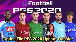 Option file PES 2020 update transfer summer v2 free download PS4 original