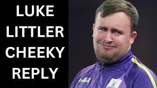 Luke Littler's SHOCKING 3-Word Response to Skipping Darts for FIFA!