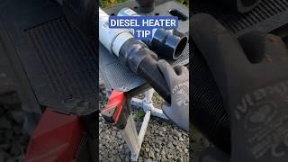 DIESEL HEATER TIP - Use standard 3" ducting #vanlife #rvtips #rvwithtito