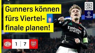 PSV Eindhoven - FC Arsenal | UEFA Champions League | DAZN Highlights