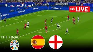 Spain vs England (2-1) | THE FINAL | UEFA Euro Cup 2024 | eFootball Pes 21 Gameplay