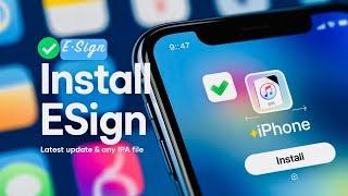 Install Esign for IOS 18.0.1/Установка Esign iOS 18.0.1