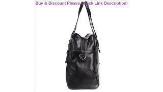 Best New men's handbag  large capacity luggage  cross-body  single shoulder  PU leather duffel bag