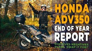 Honda ADV350 Scooter : Owners end of year update after 6,000 miles