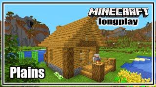 I'm Building All Biome Starter Houses: Plains | Minecraft Relaxing Long Play Movie