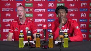 John Rillie and Kristian Doolittle press conference vs Melbourne United - Round 17, NBL25