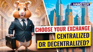 The Hamster’s Guide: Centralized vs Decentralized Cryptocurrency Exchange  Hamster Academy