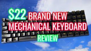 $22  Mechanical Keyboard 'MeToo Brand' Review