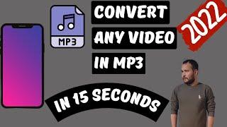 Convert video to audio/mp3 just in 15 seconds | mp3 converter |audio converter .