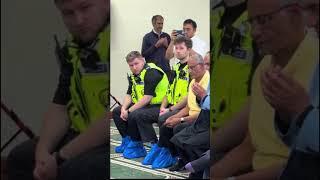 Islamic prayer in Birmingham, UK. What do you notice?